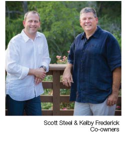 Co-owners Scott Steel & Kelby Frederick